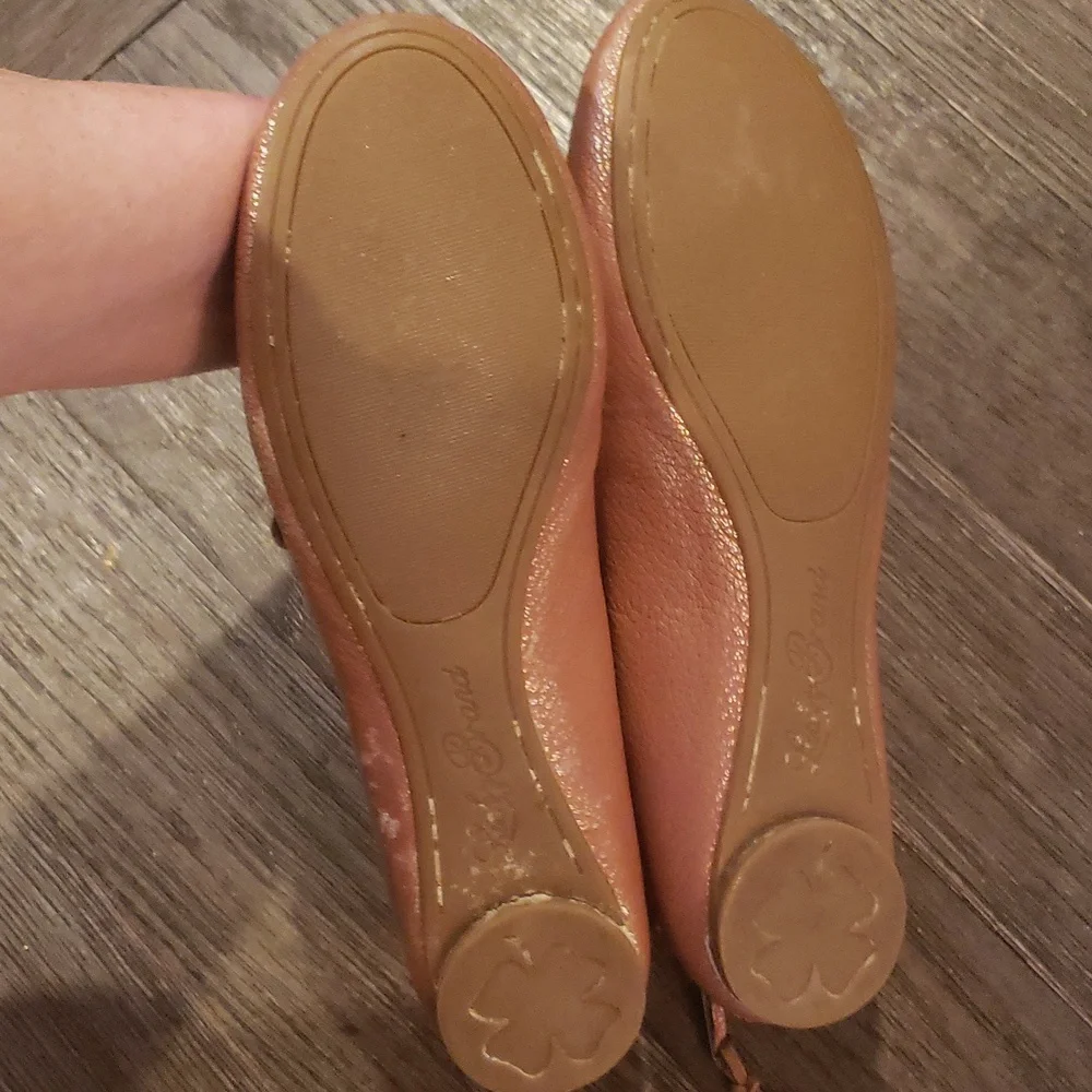 Lucky Brand Shimmering Pink Mary Jane Shoes 7.5 - Picture 5 of 6